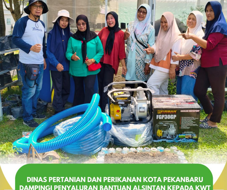 Pendampingan Penyaluran Bantuan Alsintan untuk KWT Sehati