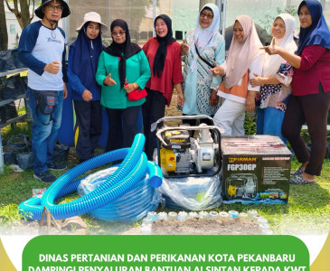 Pendampingan Penyaluran Bantuan Alsintan untuk Kelompok Wanita Tani Asta Maju Bersama