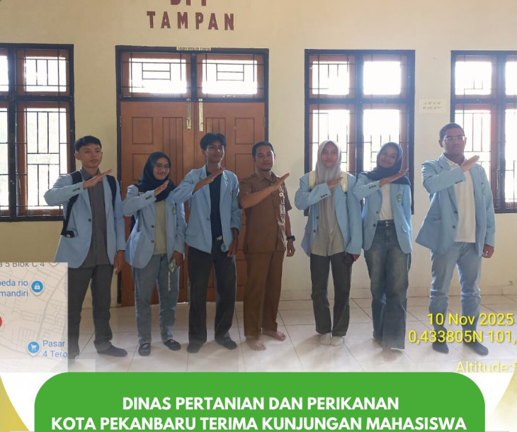 Kunjungan Mahasiswa Fakultas Pertanian Universitas Riau (UNRI) Ke BPP Tampan