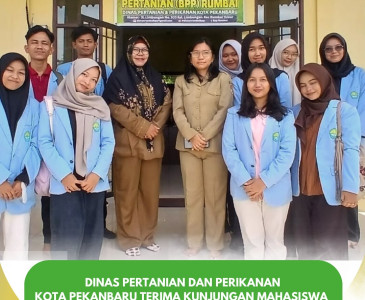 Kunjungan Mahasiswa Fakultas Pertanian Universitas Riau (UNRI) Ke BPP Tampan