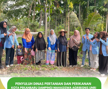 Penyuluh Perikanan Dinas Pertanian dan Perikanan Kota Pekanbaru Laksanakan Penilaian Kelas Pemula Poklahsar Fish Queen