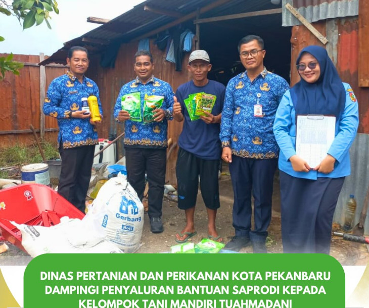 Pendampingan Penyaluran Bantuan Saprodi untuk Kelompok Tani Mandiri Tuahmadani