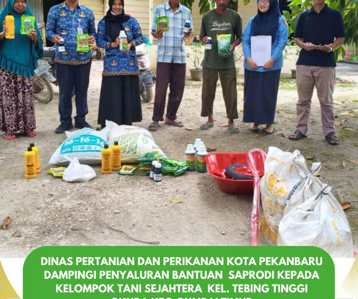Pendampingan Penyaluran Bantuan Saprodi untuk Kelompok Tani Sejahtera