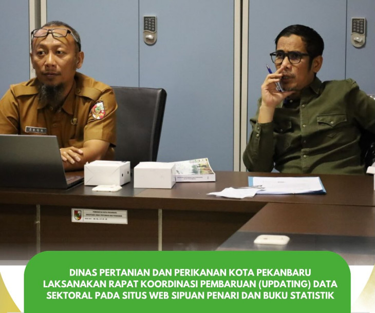 RAPAT KOORDINASI PEMBARUAN DATA SEKTORAL SIPUAN PENARI & BUKU STATISTIK