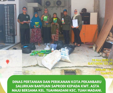 PENDAMPINGAN PENYALURAN BANTUAN SAPRODI APBD KOTA PEKANBARU TA 2025