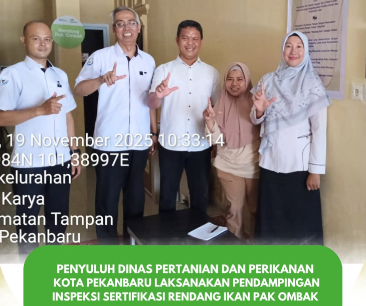 Pendampingan Inspeksi Sertifikasi Kelayakan Pengolahan Rendang Ikan Pak Ombak