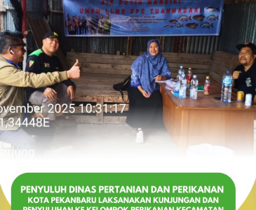 Fasilitasi Pelaku Usaha Studi Tiru Pembenihan Lele di Fardhu Farm