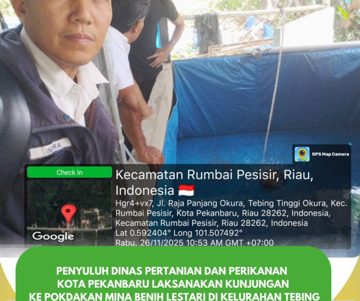 Kunjungan ke Pokdakan Mina Benih Lestari