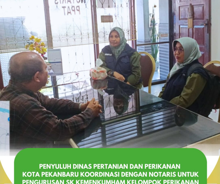 Perkuat Legalitas Kelompok Perikanan Pekanbaru