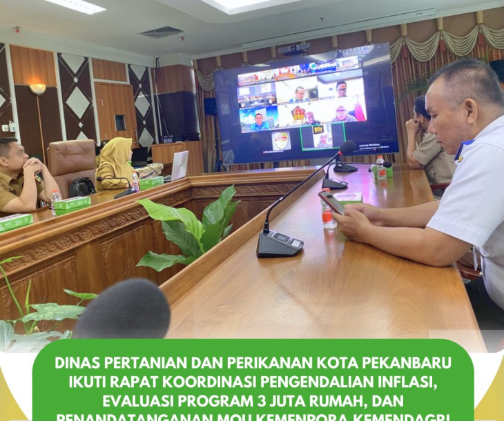 Mengikuti Rapat Koordinasi Pengendalian Inflasi