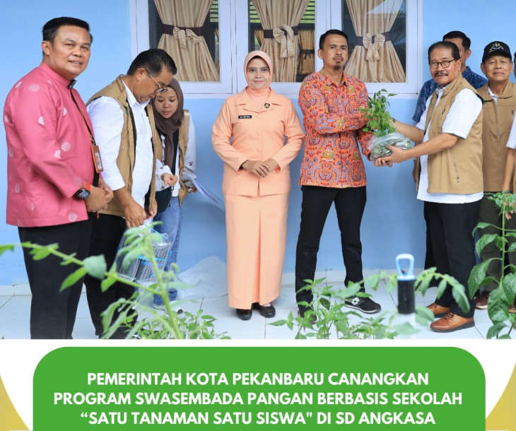 Mencanangkan Program Swasembada Pangan Berbasis Sekolah di SD Angkasa