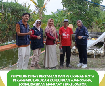 Pokdakan Mina Suka Damai Terima Bantuan Benih Ikan Nila!
