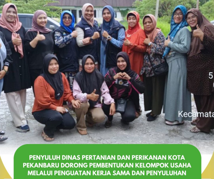 Penyuluh Dinas Pertanian dan Perikanan Kota Pekanbaru Dorong Pembentukan Kelompok Usaha Perikanan