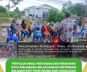 Penyuluh Dinas Pertanian & Perikanan kota Pekanbaru Gelar Sosialisasi BPJS Ketenagakerjaan untuk Melayu Crackers