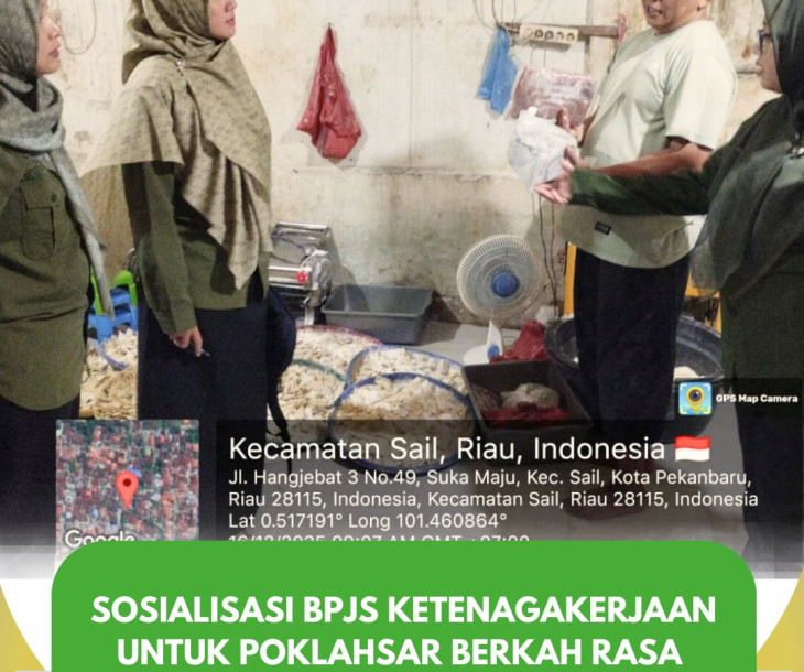 Sosialisasi BPJS Ketenagakerjaan untuk POKLAHSAR Berkah Rasa