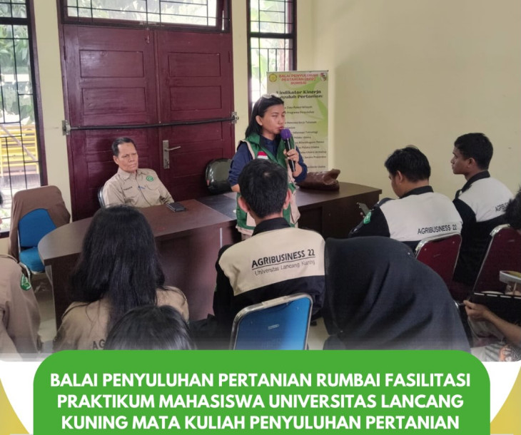 Praktikum Lapangan Mahasiswa Faperta Unilak di BPP Rumbai