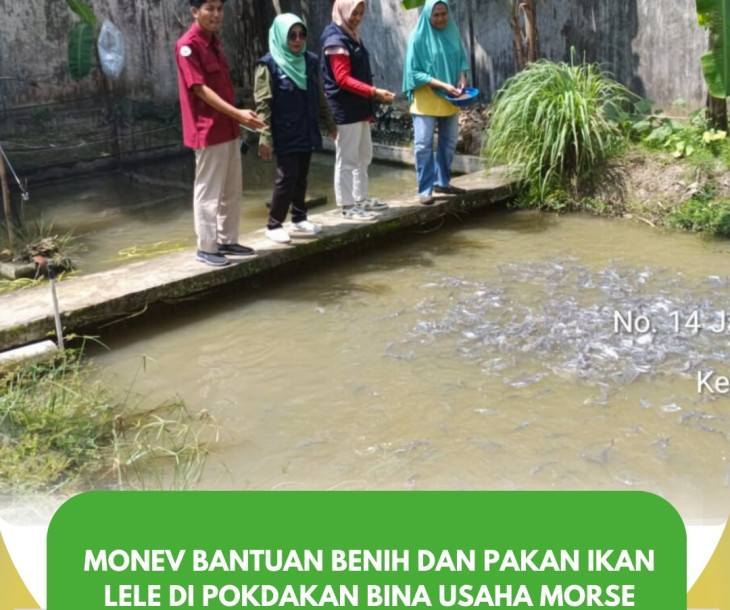 Monitoring dan Evaluasi Bantuan Benih dan Pakan Ikan