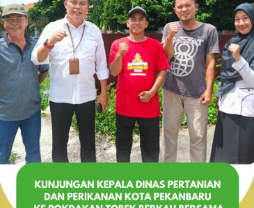 Kunjungan Kepala Dinas Pertanian dan Perikanan Kota Pekanbaru ke Unit Pelaksana Teknis (UPT) Rumah Potong Hewan (RPH)