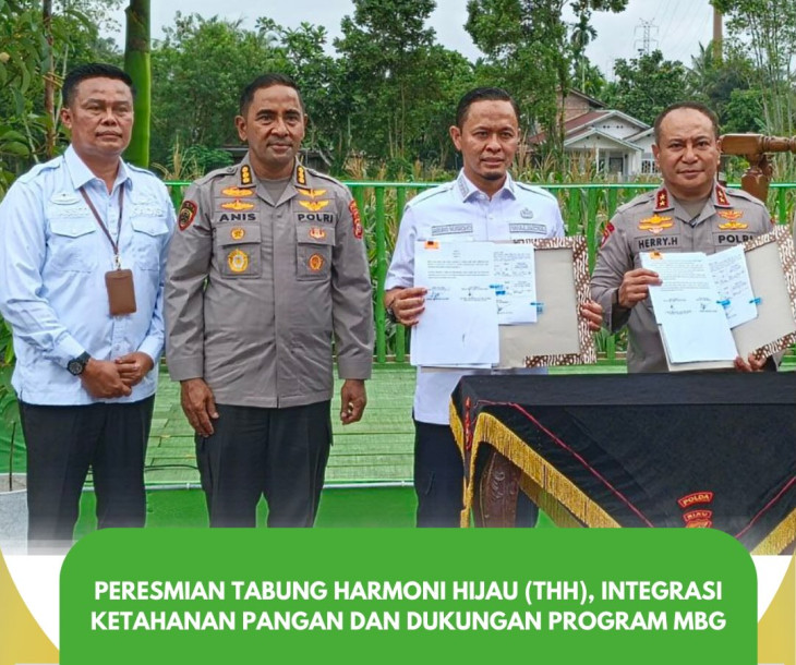 Peresmian Tabung Harmoni Hijau (THH)
