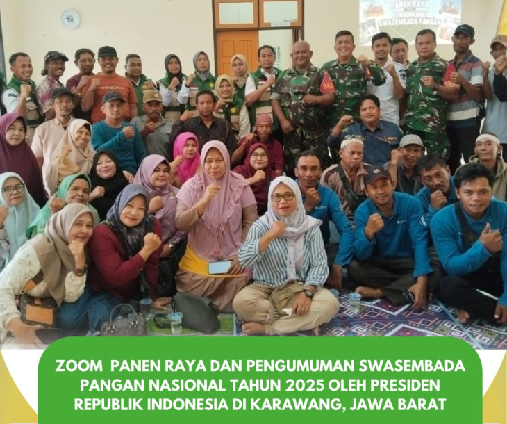 Zoom Panen Raya & Pengumuman Swasembada Pangan Nasional 2025
