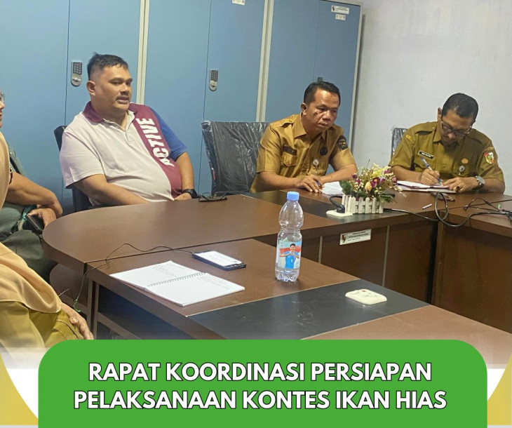 Rapat Koordinasi Persiapan Kontes Ikan Hias