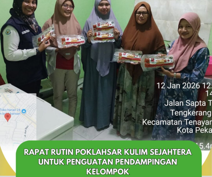 Rapat rutin Poklahsar Kulim Sejahtera