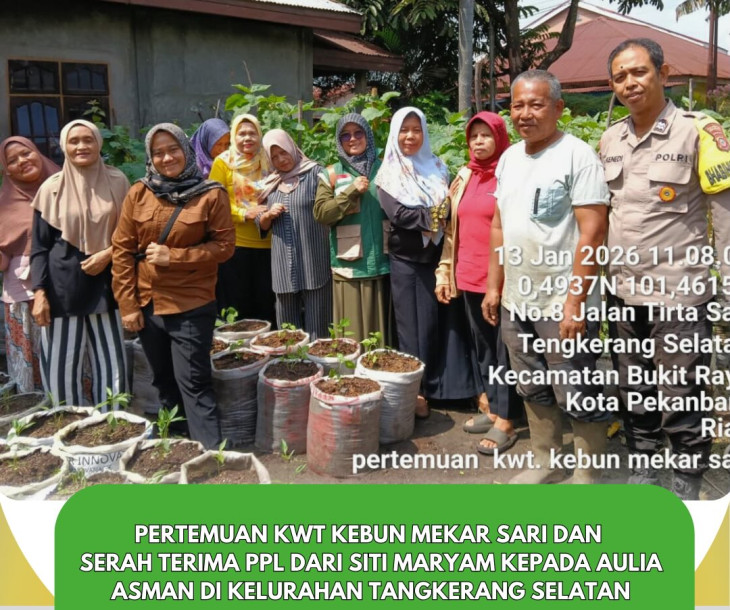 Pertemuan KWT Kebun Mekar Sari