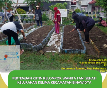 Anjangsana ke WKPP Kelurahan Sungai Sibam