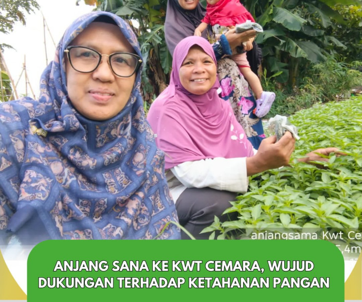 Anjang Sana di KWT Cemara