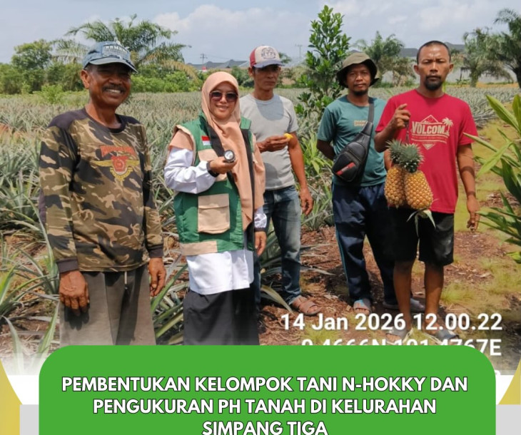 Pembentukan Kelompok Tani N-Hokky & Pengukuran pH Tanah