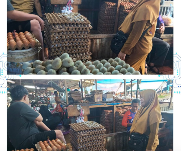 Monitoring Harga Hasil Peternakan di Pasar Ramayanan