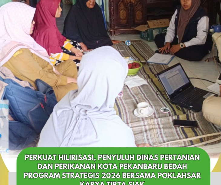 Penyuluh Perikanan Pekanbaru Bedah Program Strategis 2026 Bersama Poklahsar Karya Tirta Siak