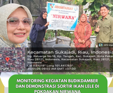 Kunjungan ke Kelompok Tani Marpoyan Indah dan Kelompok Tani Belibis Makmur