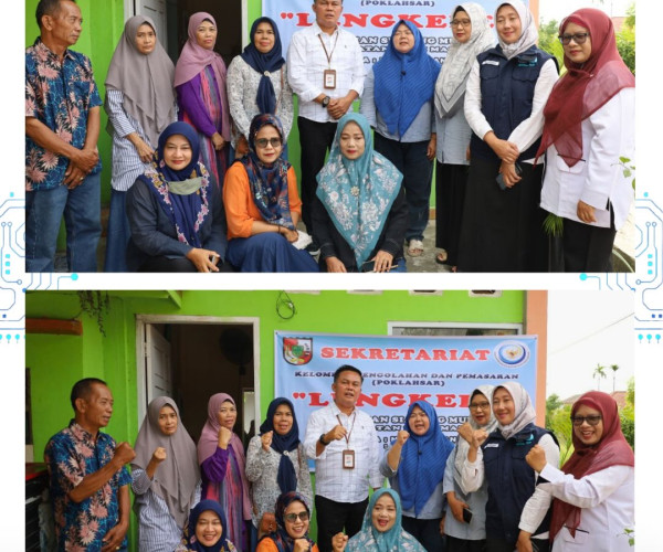 Kunjungan ke Poklahsar Kelompok Lengkepee