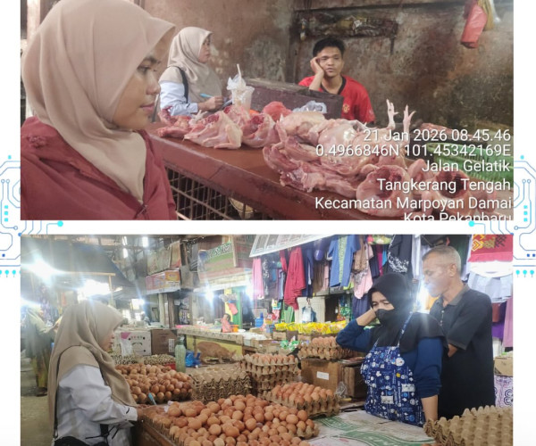 Monitoring Harga Hasil Peternakan di Pasar Dupa