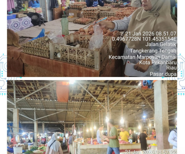 Monitoring Harga Hasil Peternakan di Pasar Dupa