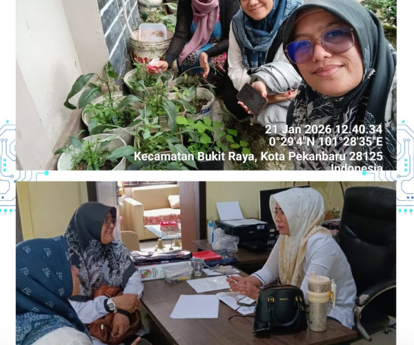 Koordinasi dan Kunjungan Penyuluh Dinas Pertanian dan Pertanian Kota Pekanbaru