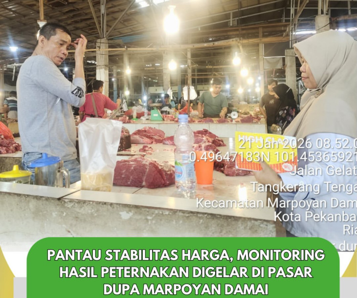 Monitoring Harga Hasil Peternakan di Pasar Dupa