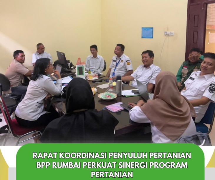 Rapat Koordinasi Penyuluh Pertanian BPP Rumbai