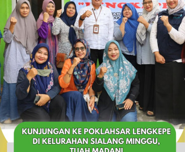 Dampingi Pengurusan Pengesahan Poklahsar Srikandi Tangguh