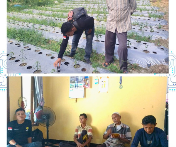 Pertemuan Kelompok Tani & Pengukuran pH Tanah Budidaya Cabai Merah