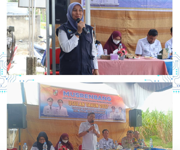 Penyuluh Dinas Pertanian dan Perikanan Kota Pekanbaru Perkuat Kolaborasi Lintas Sektor dalam Musrenbang Pebatuan