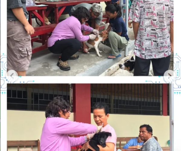 Vaksinasi Rabies Gratis di Kelurahan Bencah Lesung