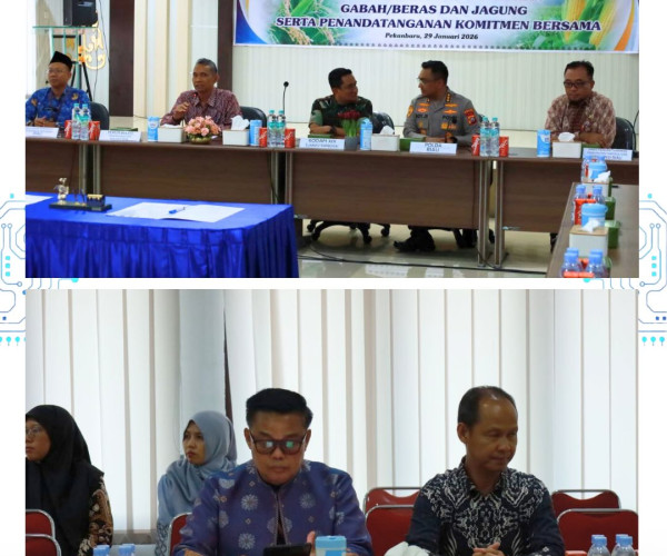 Rapat Koordinasi Pengadaan Gabah dan Jagung di Kanwil Riau–Kepri