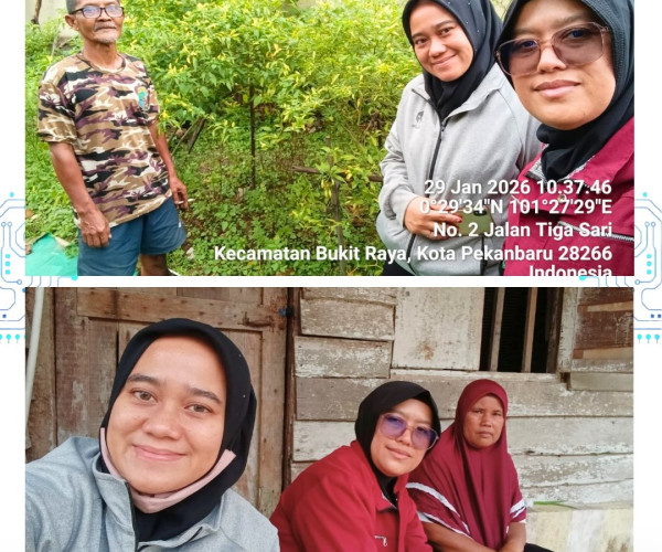 Kunjungan lapangan ke KWT Cempaka Putih