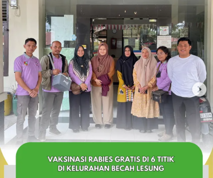 Vaksinasi Rabies Gratis di Kelurahan Bencah Lesung