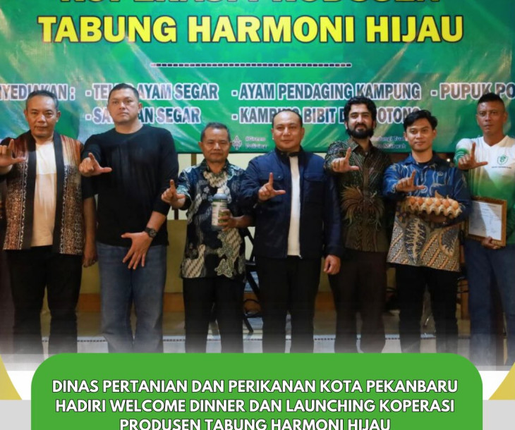 Welcome Dinner Pejabat Utama Polda Riau yang dirangkai dengan Launching Koperasi Produsen Tabung Harmoni Hijau