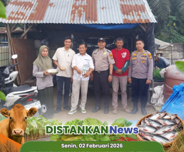 Penanaman Jagung Pipil Bersama Kapolsek Binawidya