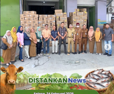 Anjangsana ke lahan padi non kelompok Kelurahan Binawidya