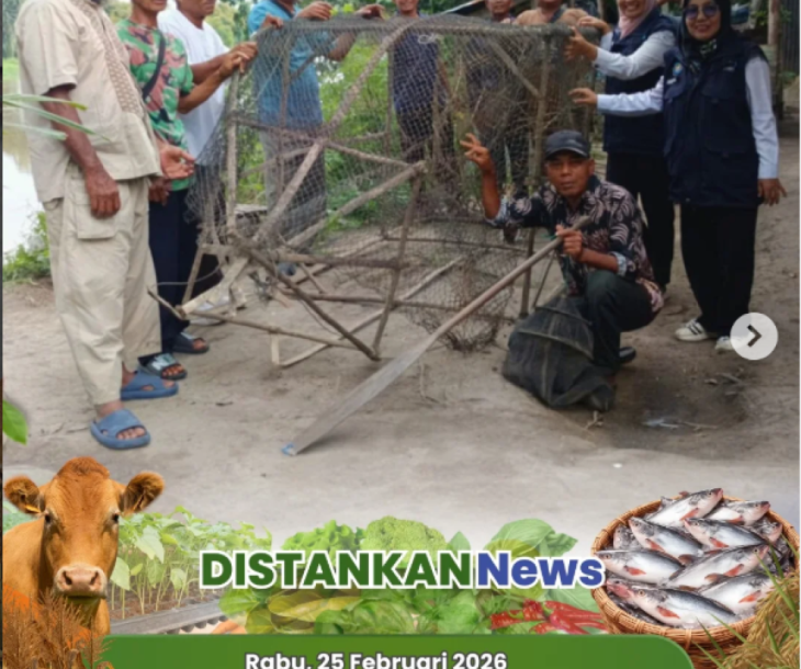 Penyuluh Dinas Pertanian dan Perikanan Kota Pekanbaru bersama KUB Palas Jaya melaksanakan rapat rutin